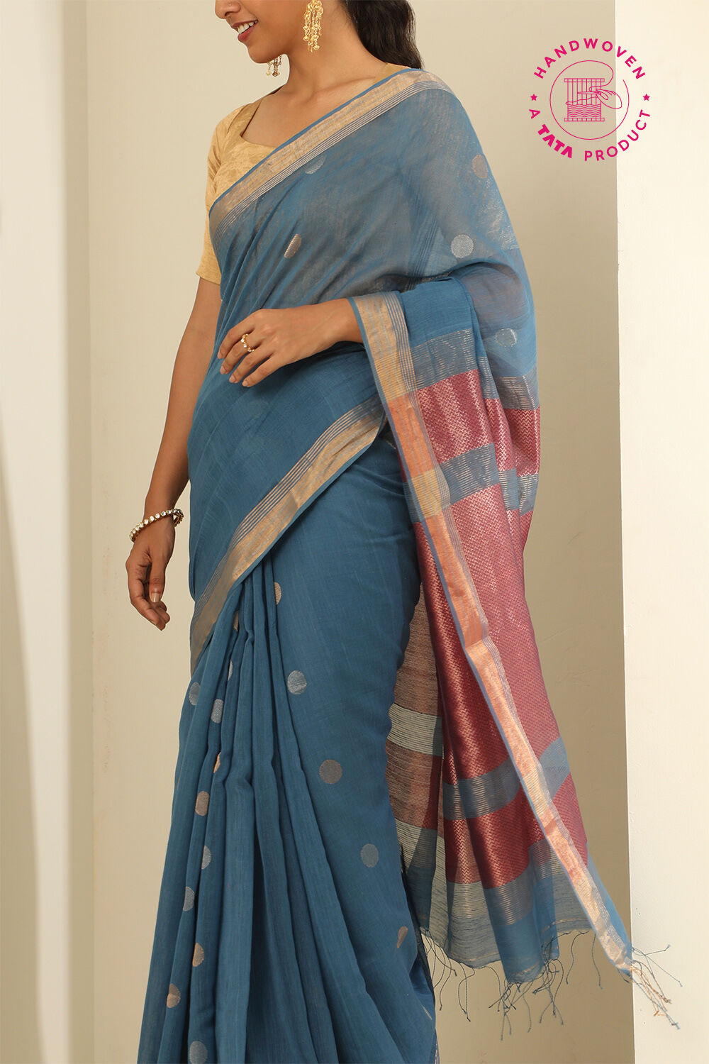 Indian Sarees Online in France - Raw Silk Fabric in France – BharatSthali