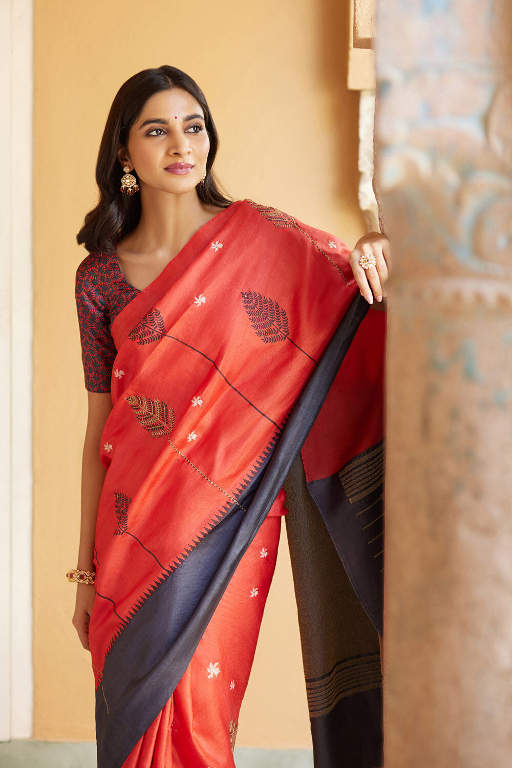 Light Violet South Pure Silk Cotton Woven Saree | Taneira Online Store