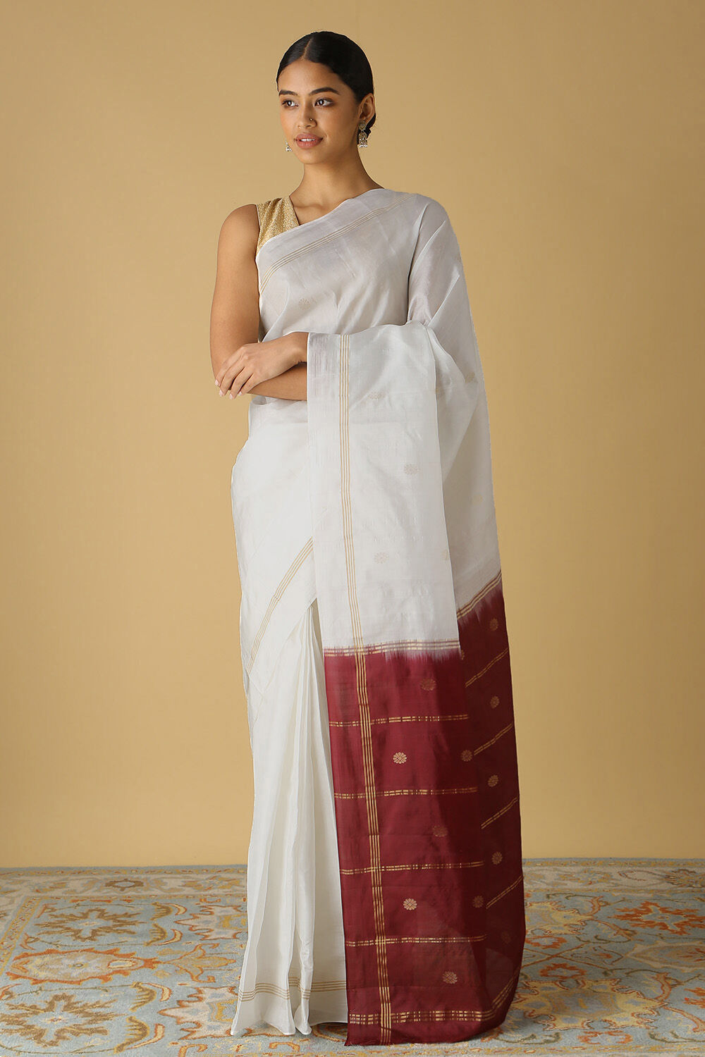 Brocade Sarees - Buy Pure Brocade Silk Sarees Online | Taneira