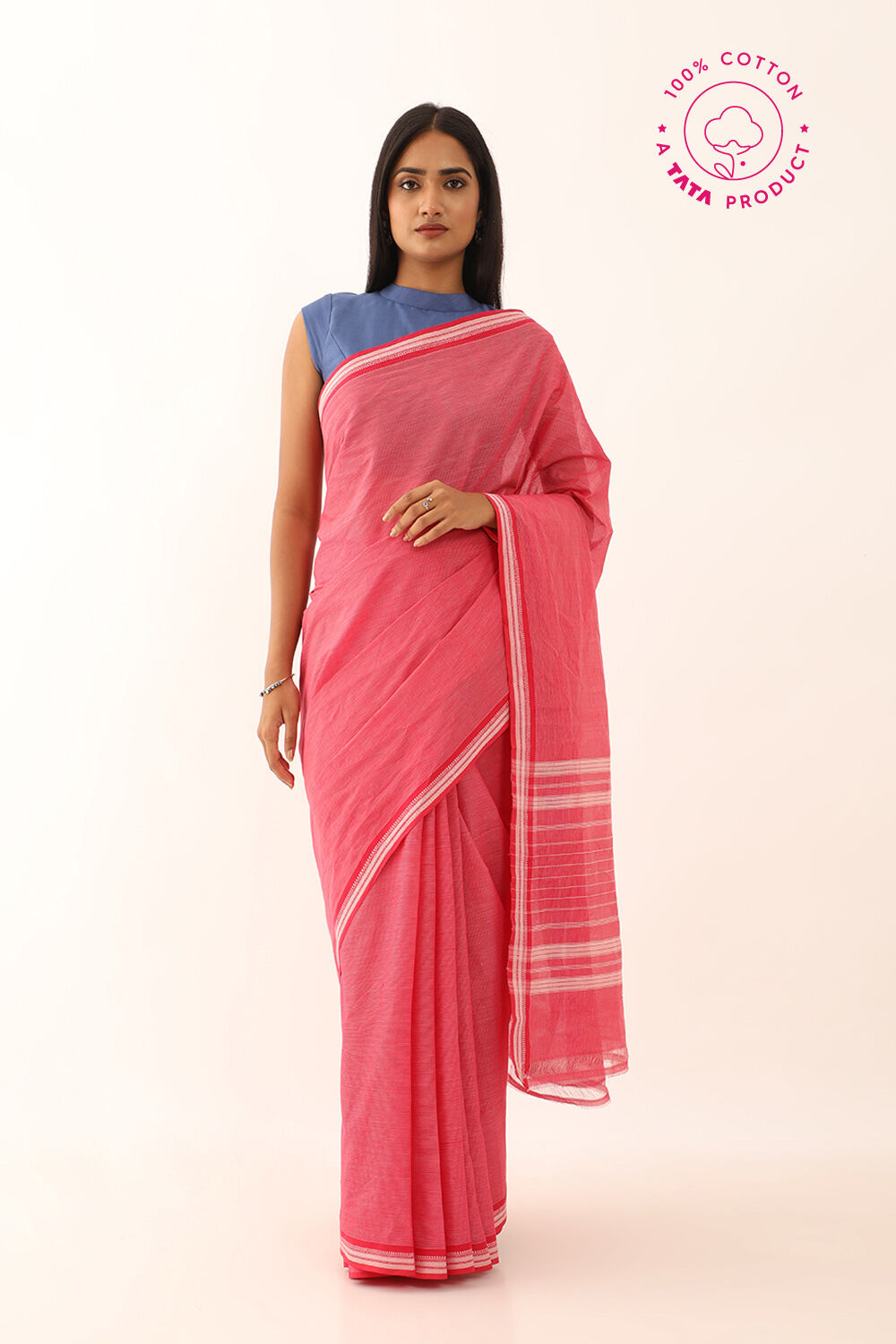 unnatisilks Weaving Pure Mangalagiri Cotton Saree with Tassels, Hand Made  at Rs 199 in Hyderabad