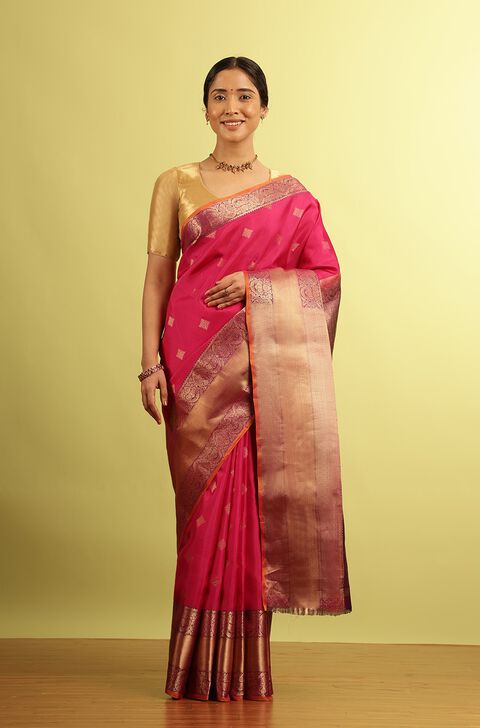 SILK SAREE DRAPING IN FOUR TRADITIONAL BRIDAL STYLES
