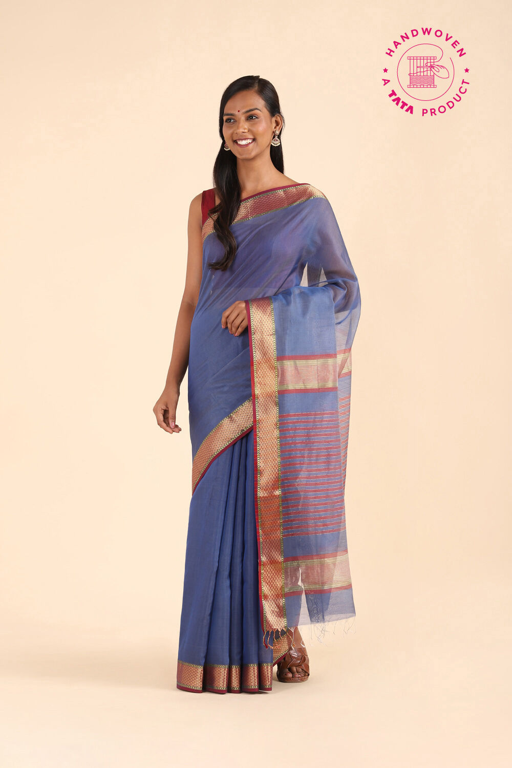 Buy Traditional Maheshwari Sarees Online | Taneira by Titan