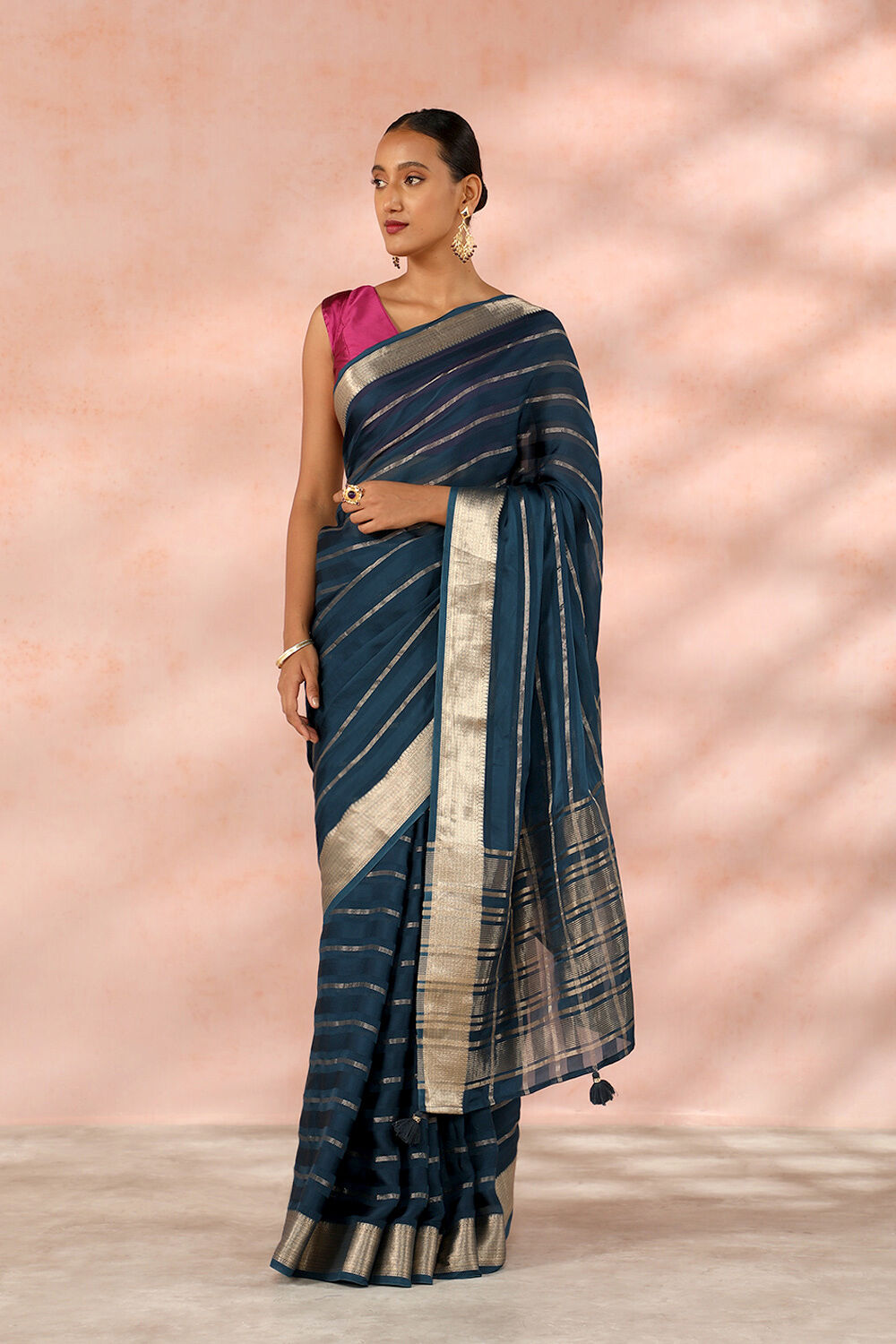 Royal Blue Banarasi Soft Silk Saree with Heavy Blouse: Elegance Personified  at Rs 1299.00 | Soft Silk Saree | ID: 2852597667948