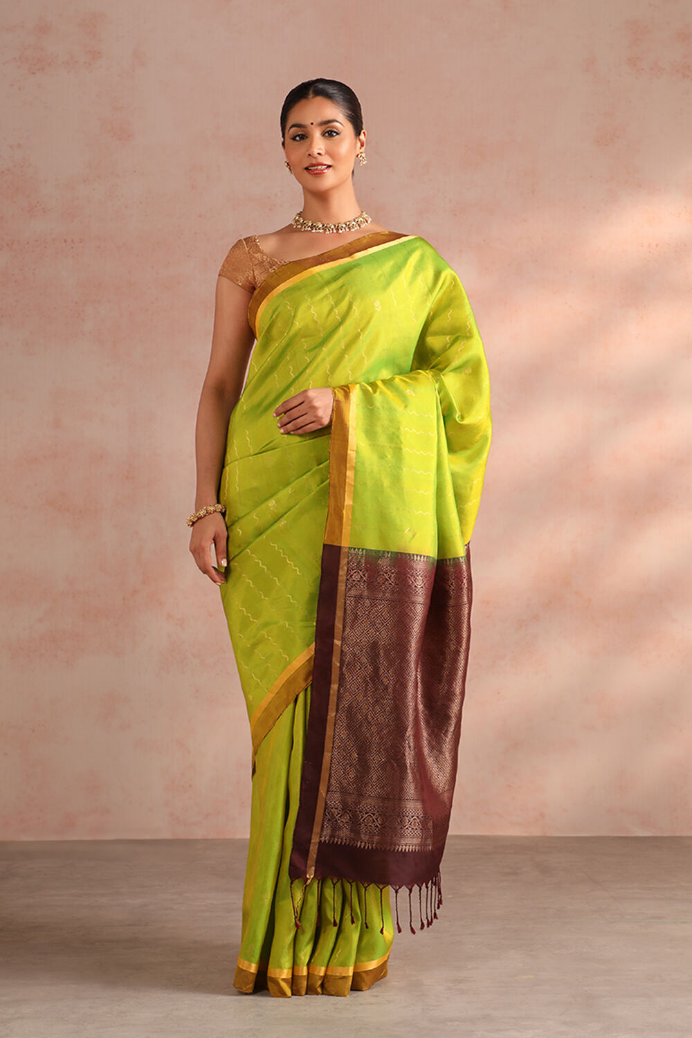 Off White Pure Soft Silk Saree | Taneira Online Store