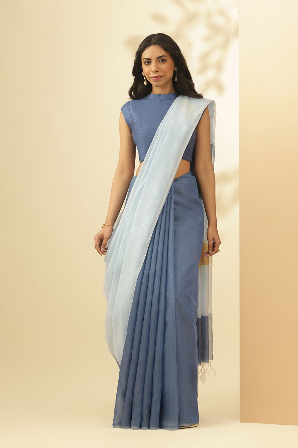 Buy Green Sarees for Women by Indie Picks Online | Ajio.com