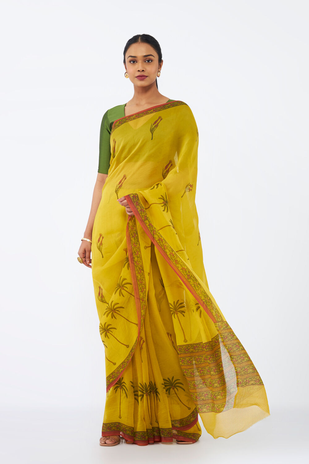 Silk Contemporary Saree buy online -