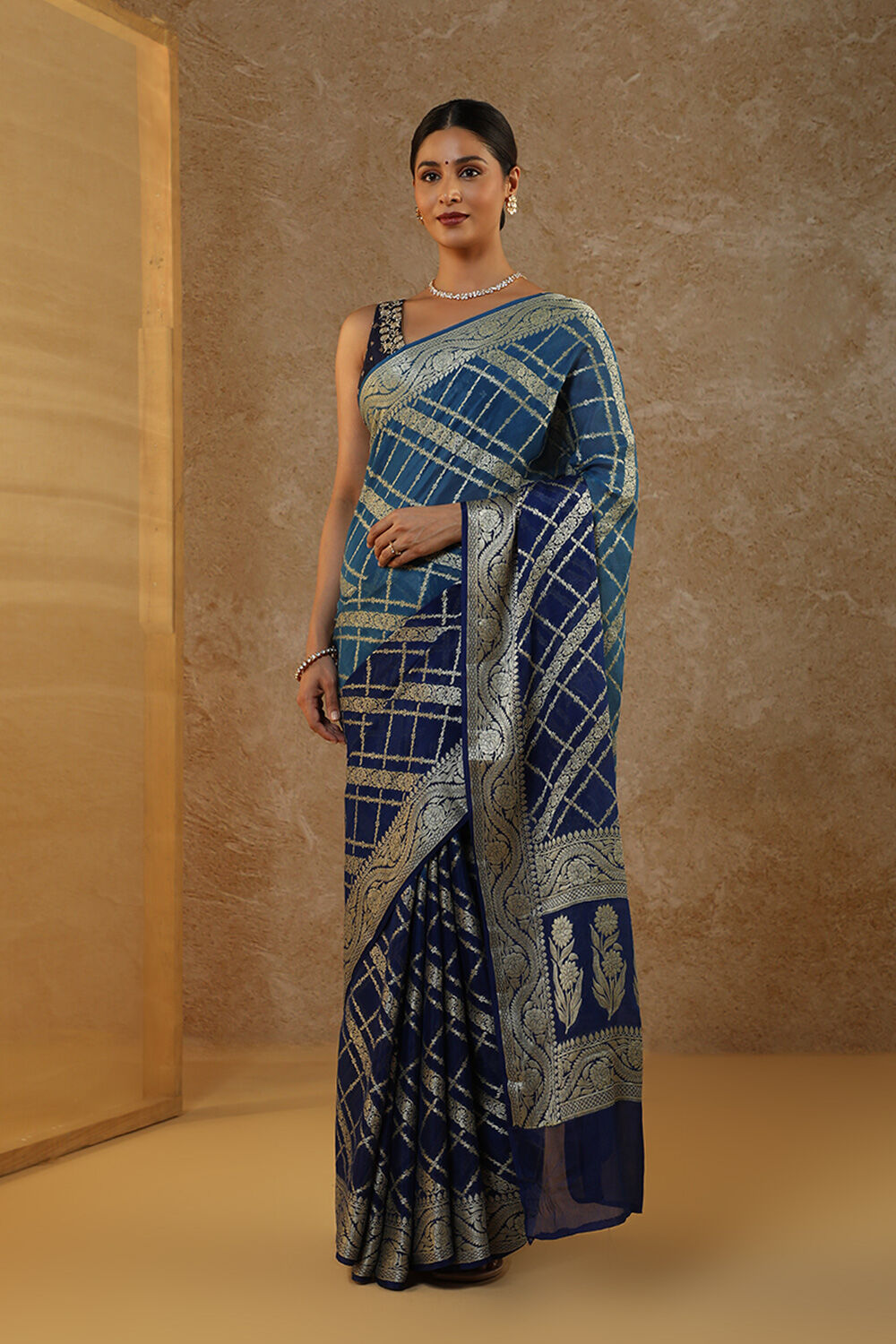 Silk Cotton Banaras | Taneira Online Store